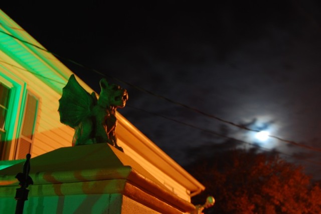 Gate Top with Gargoyle