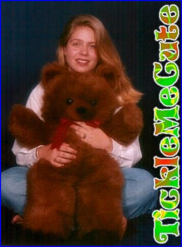 Stacey with teddybear